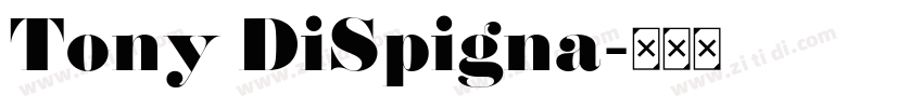 Tony DiSpigna字体转换